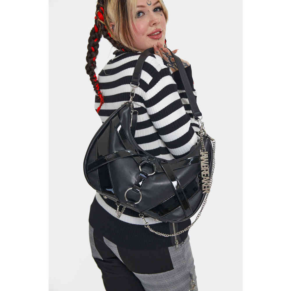 Jawbreaker - Gothic Chain Schultertasche - Schwarz